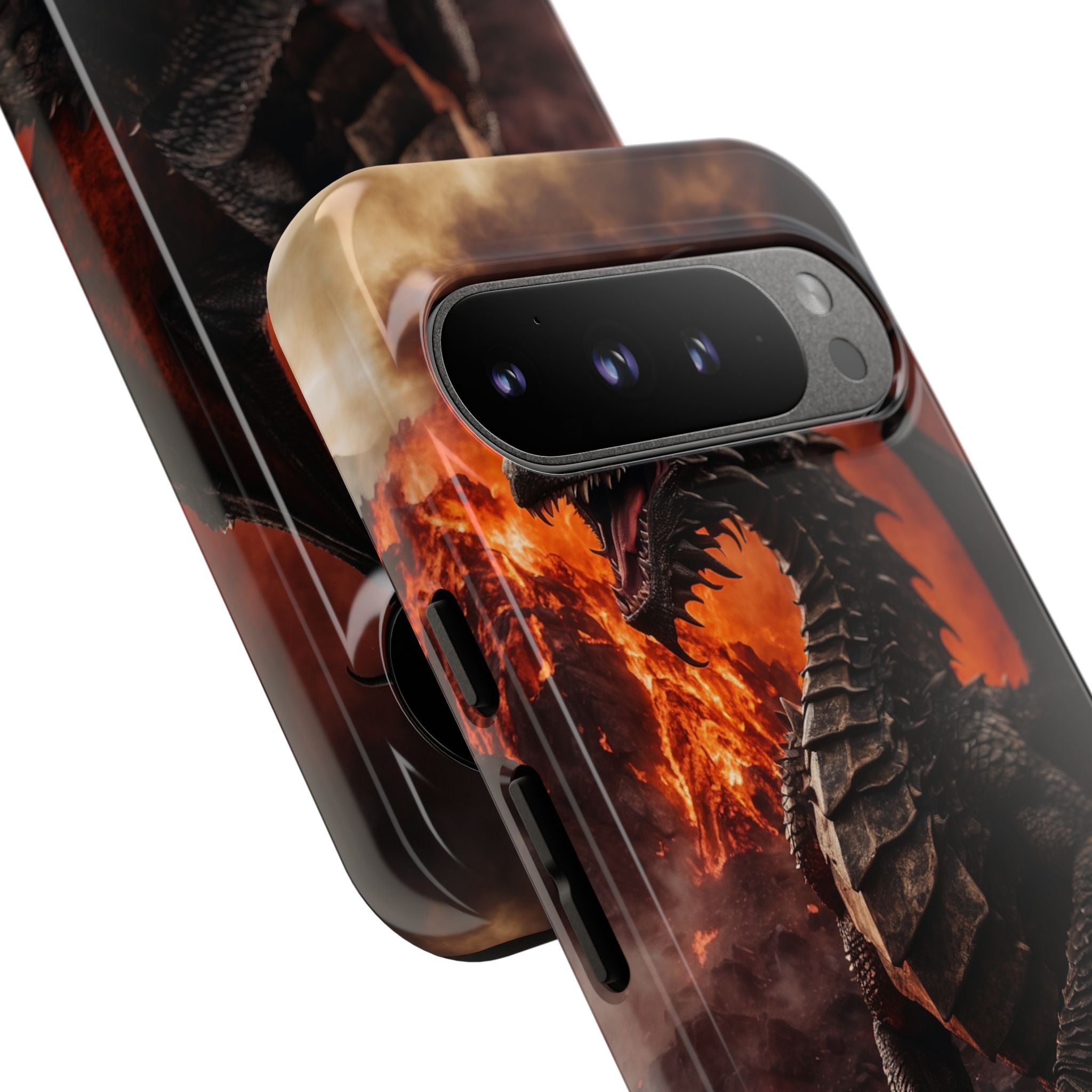 Fiery Dragon Soars - Google Pixel Case