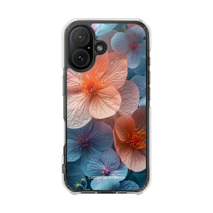 Peach Blossom Serenity - Clear Impact iPhone 16 Phone Case