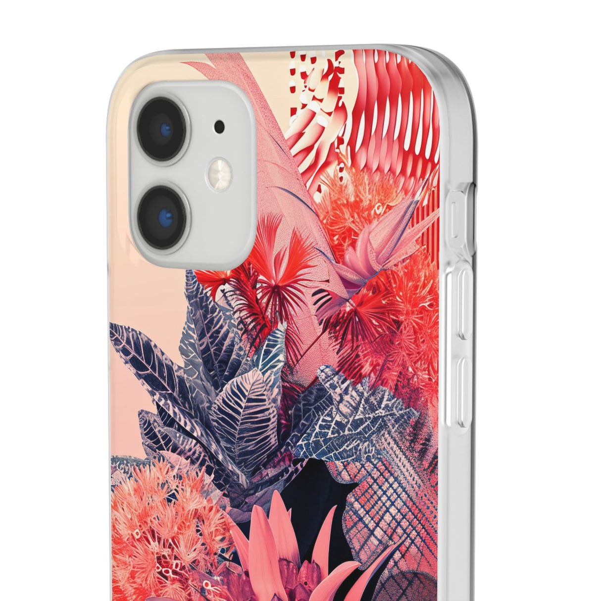 Living Coral Design | Handyhülle für iPhone (Flexible Hülle) 