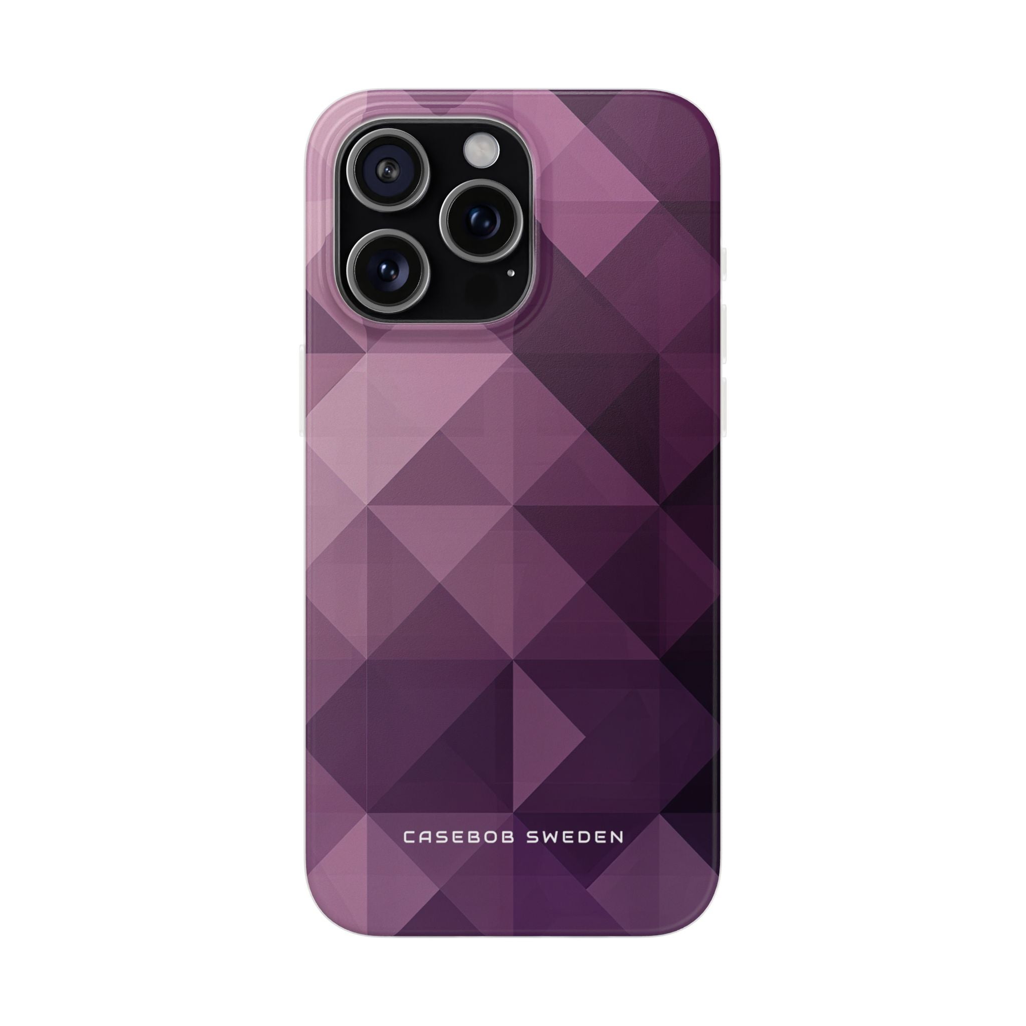 Gradient Purple Mosaic iPhone 15 - Flexi Phone Case