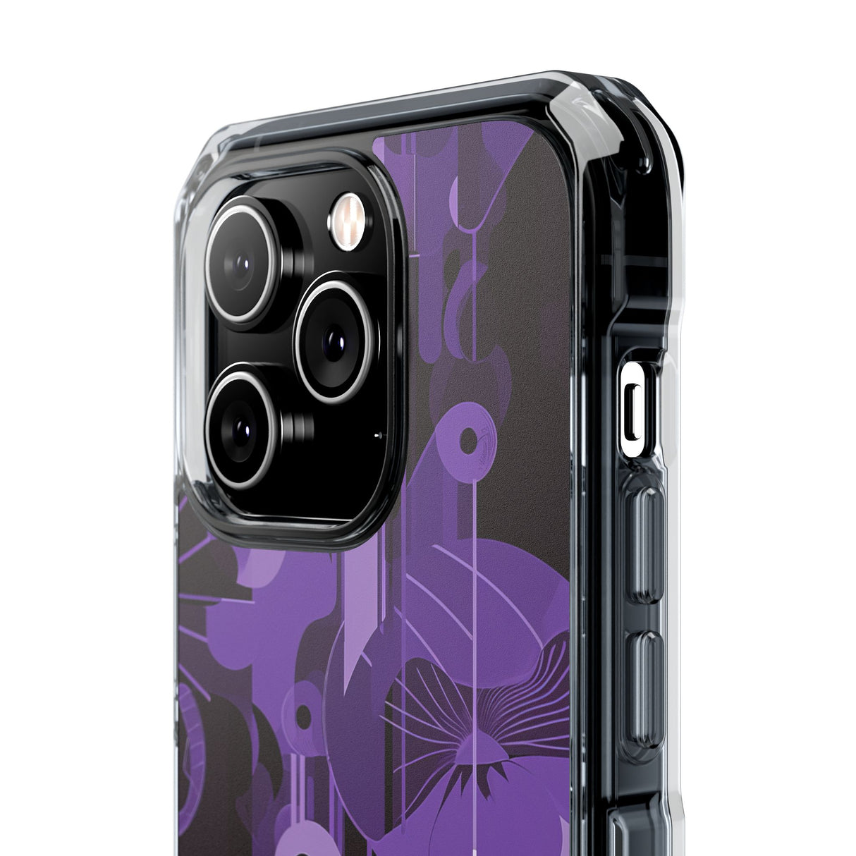 Pantone Ultra Violet | Handyhülle für iPhone (Clear Impact Case – magnetisch) 