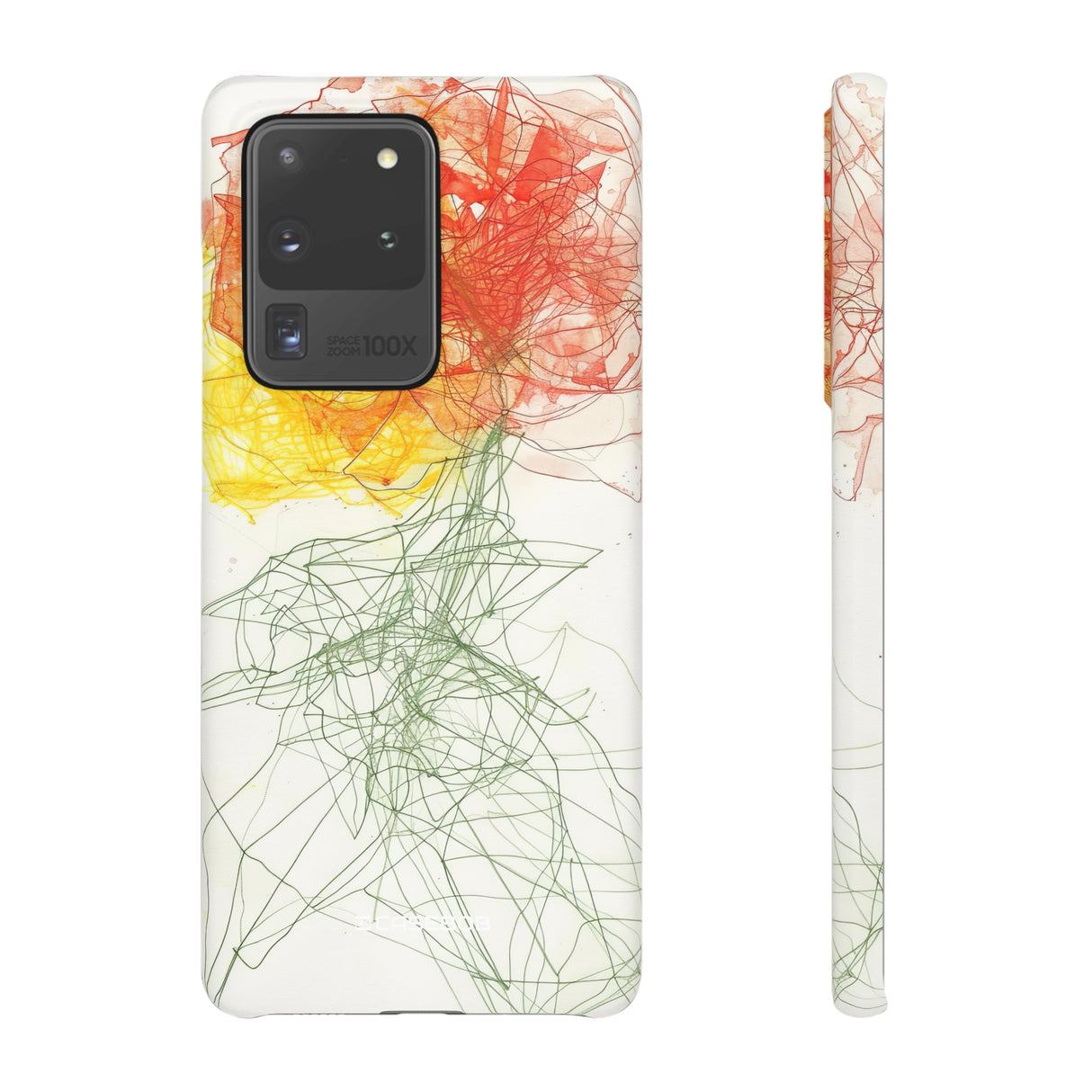 Fiery Blossom | Slim Phone Case for Samsung