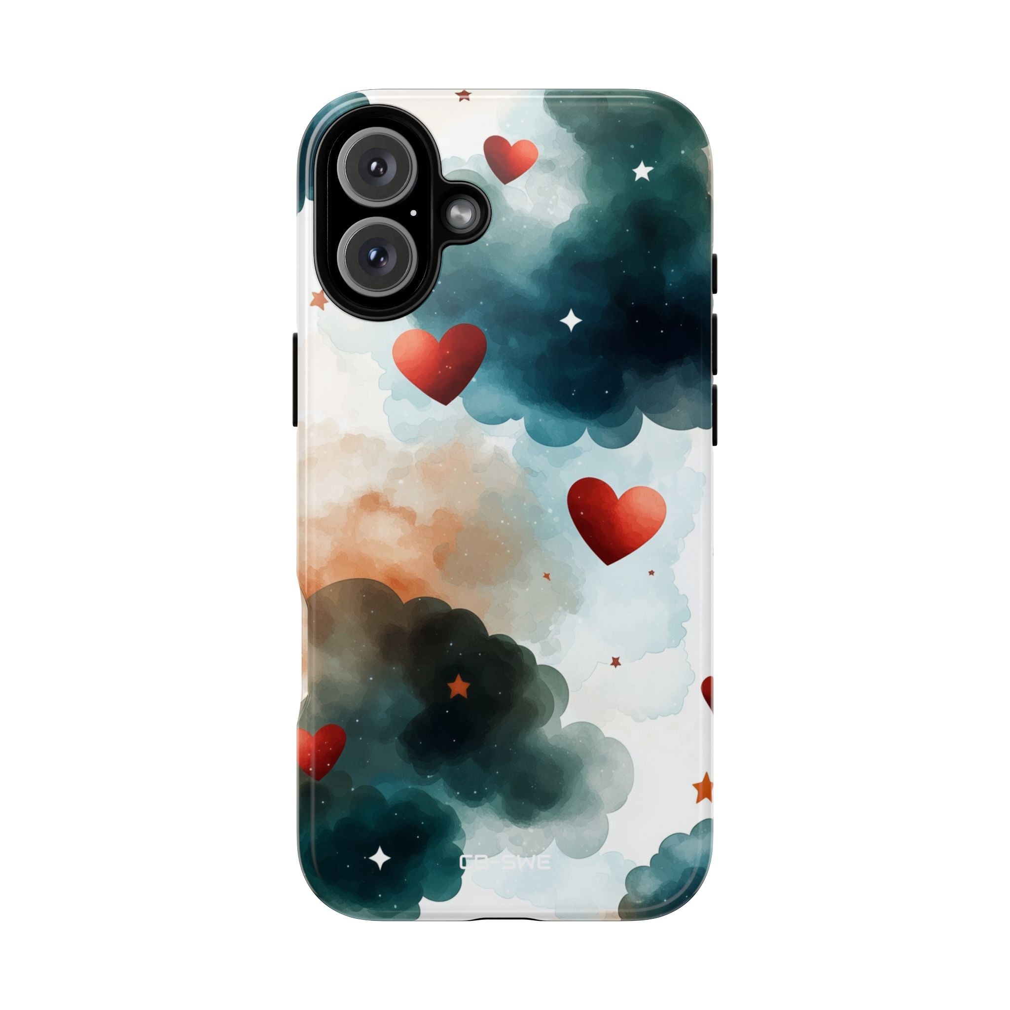 Floating Hearts Dance - iPhone Case