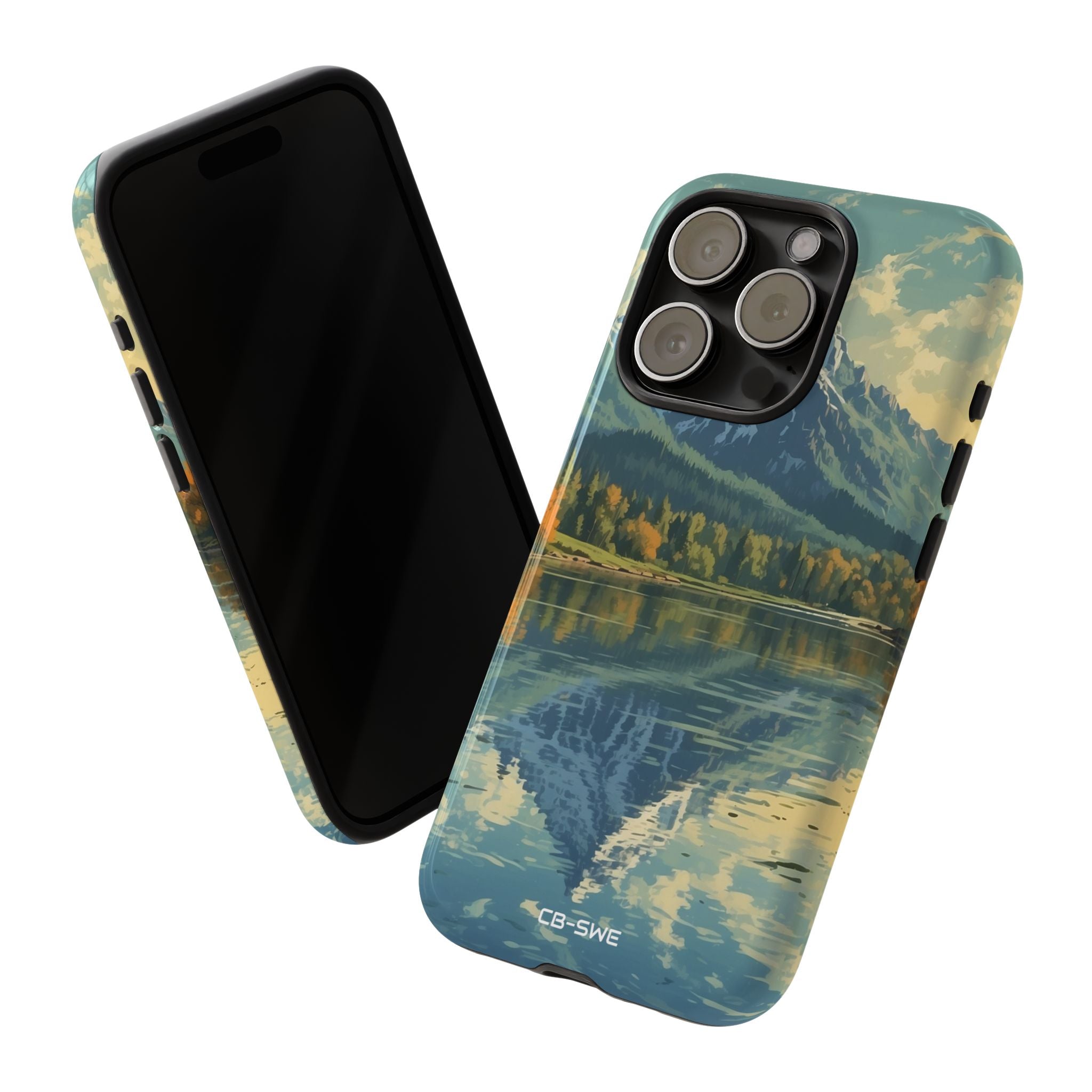 Mountain Reflects Calm - iPhone Case