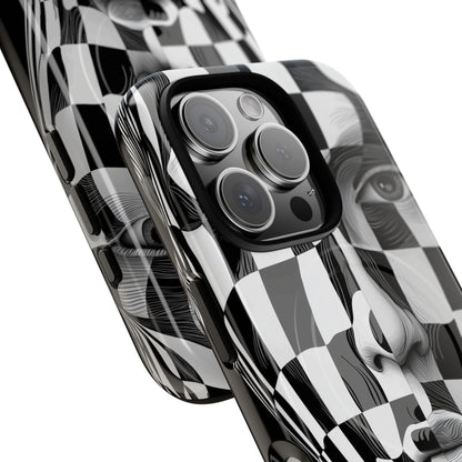 Checkered Face iPhone 16 Pro Case - Tough+
