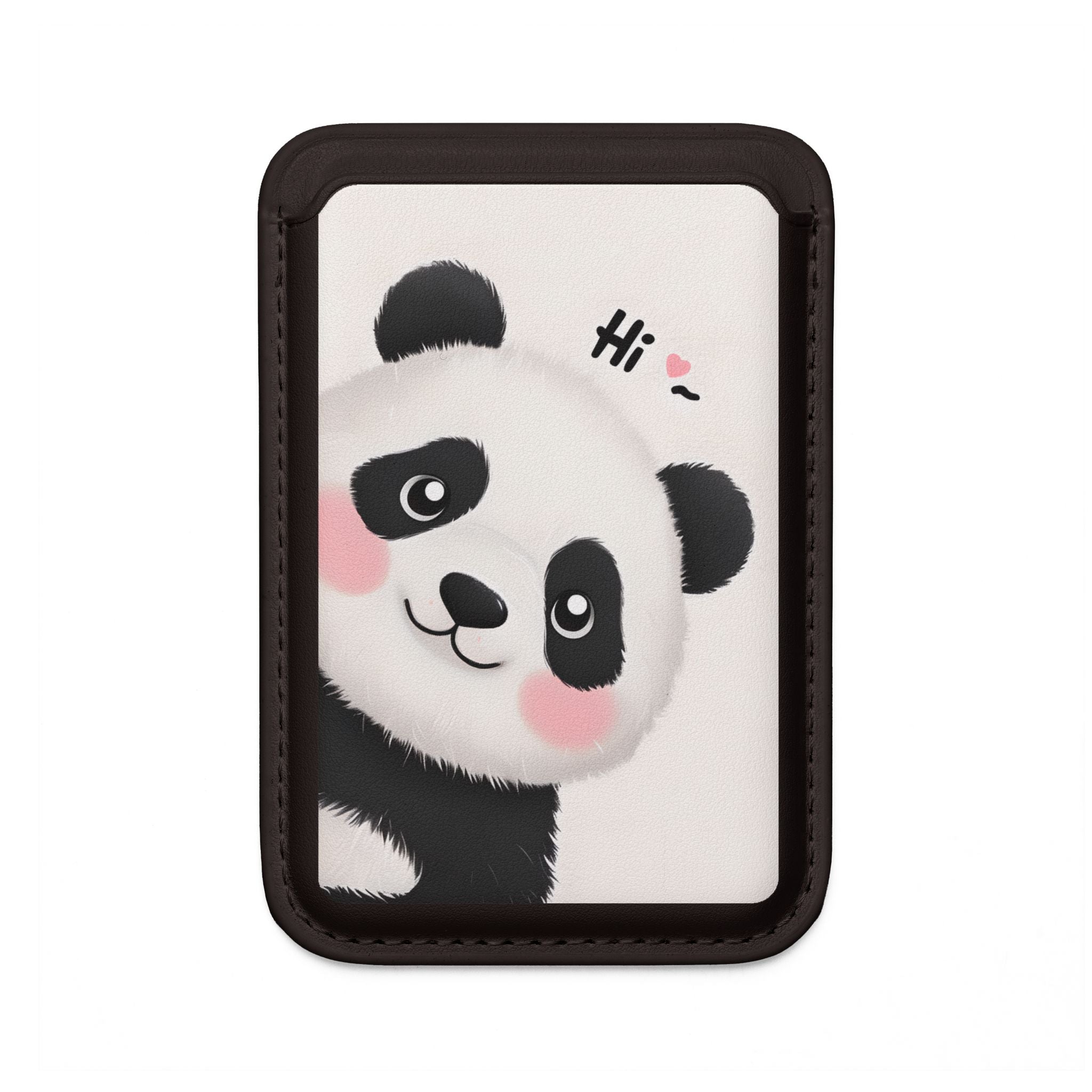 Peeking Panda Blush Wallet – MagSafe Ready