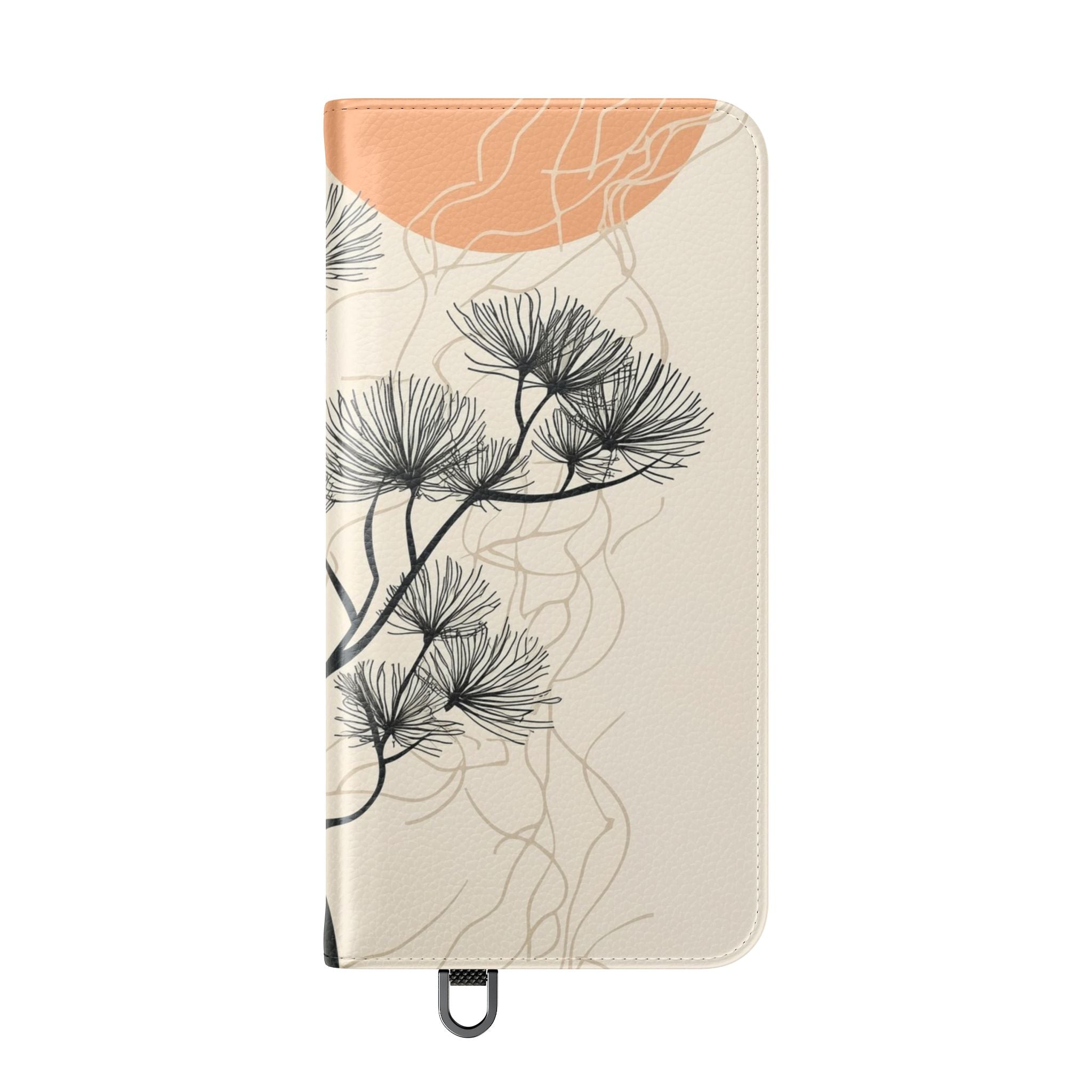 Spiky Tree Sunset - Samsung S25+ Case - Wallet