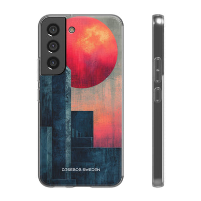 Abstract Geometric Skyline - Flexi Samsung S22 Phone Case