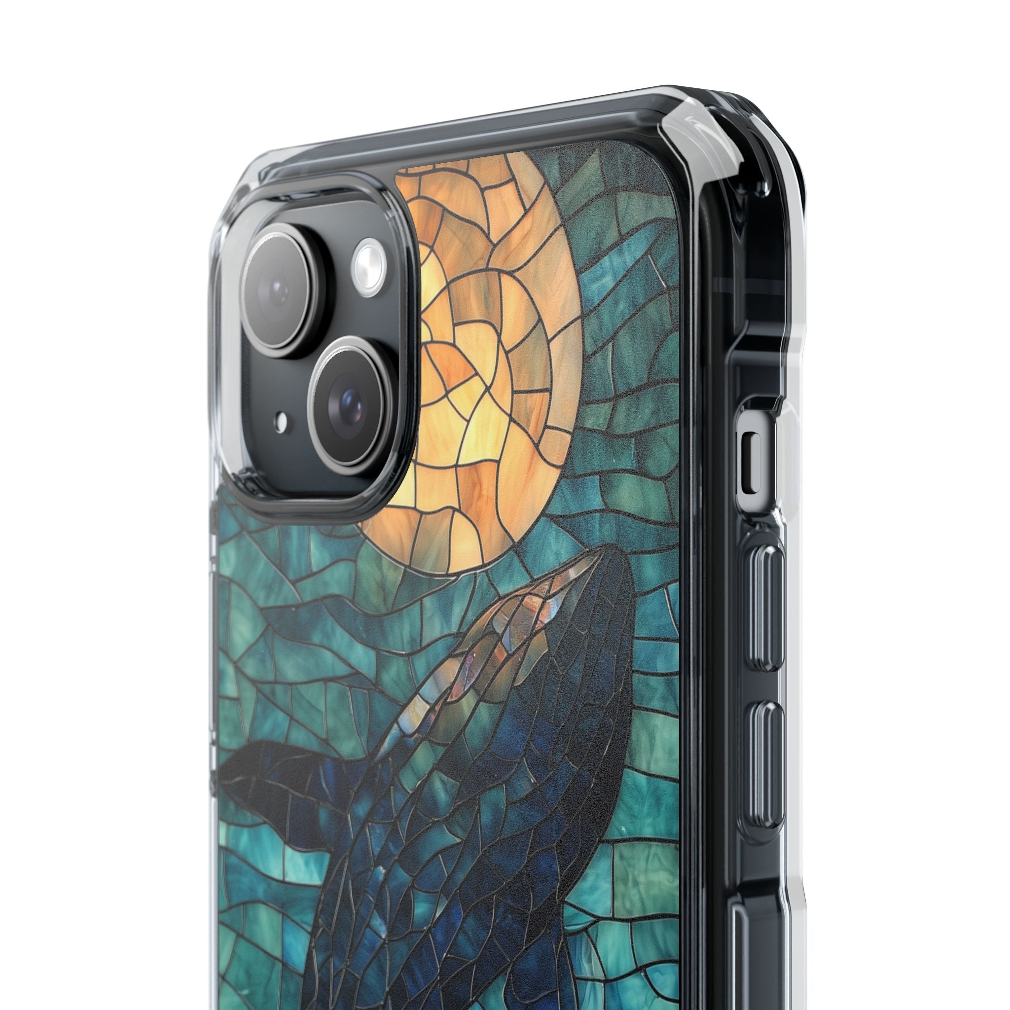Whale Dives Upward iPhone Case - Impact