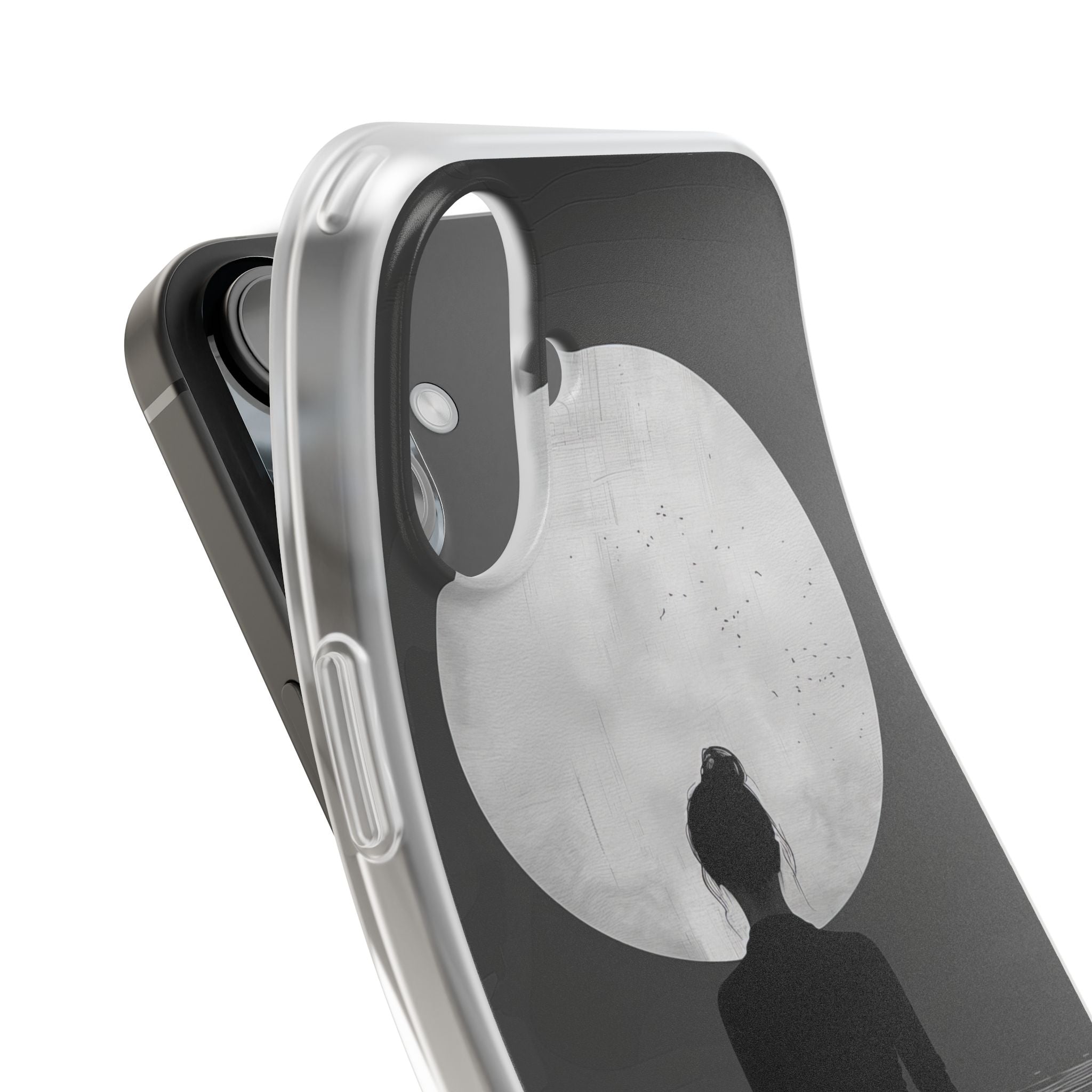 Silhouette Moonlight iPhone 16 Plus Case - Soft