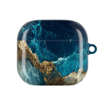 Golden Fracture Teal - AirPods Case
