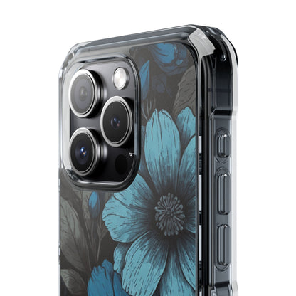 Blue Petal Radiance iPhone 15 Pro Case - Impact