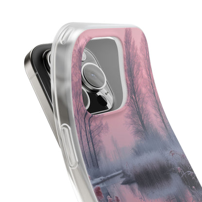 Pink Serenity Case - Flexi iPhone 16 Phone Case