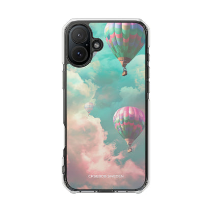 Pastel Balloon Adventure - Clear Impact iPhone 16 Phone Case