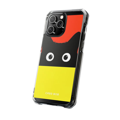 Peekaboo Cat Crimson iPhone 14 Pro Max Case - Impact