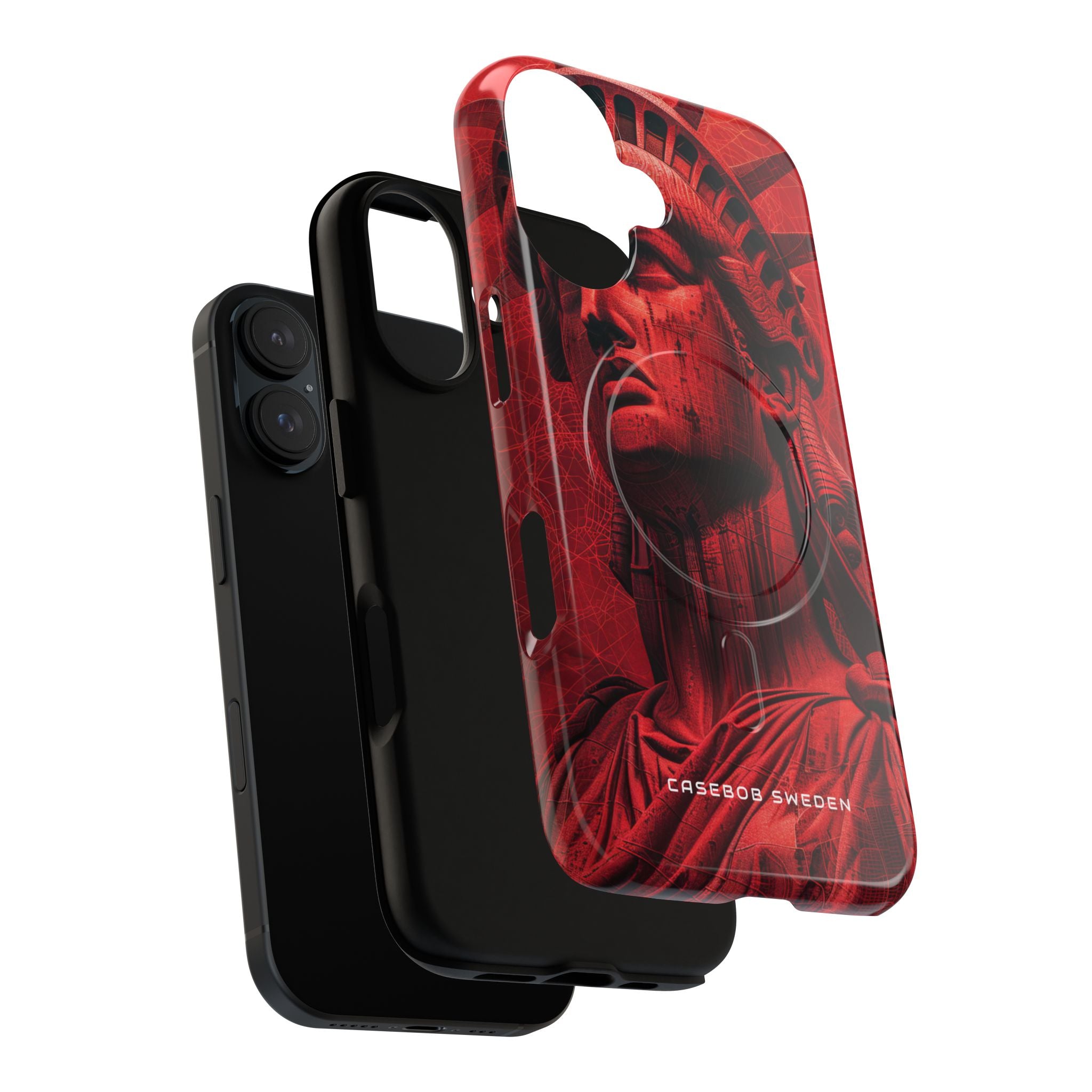 Zen Red Liberty Vision iPhone 16 | Tough+ Phone Case