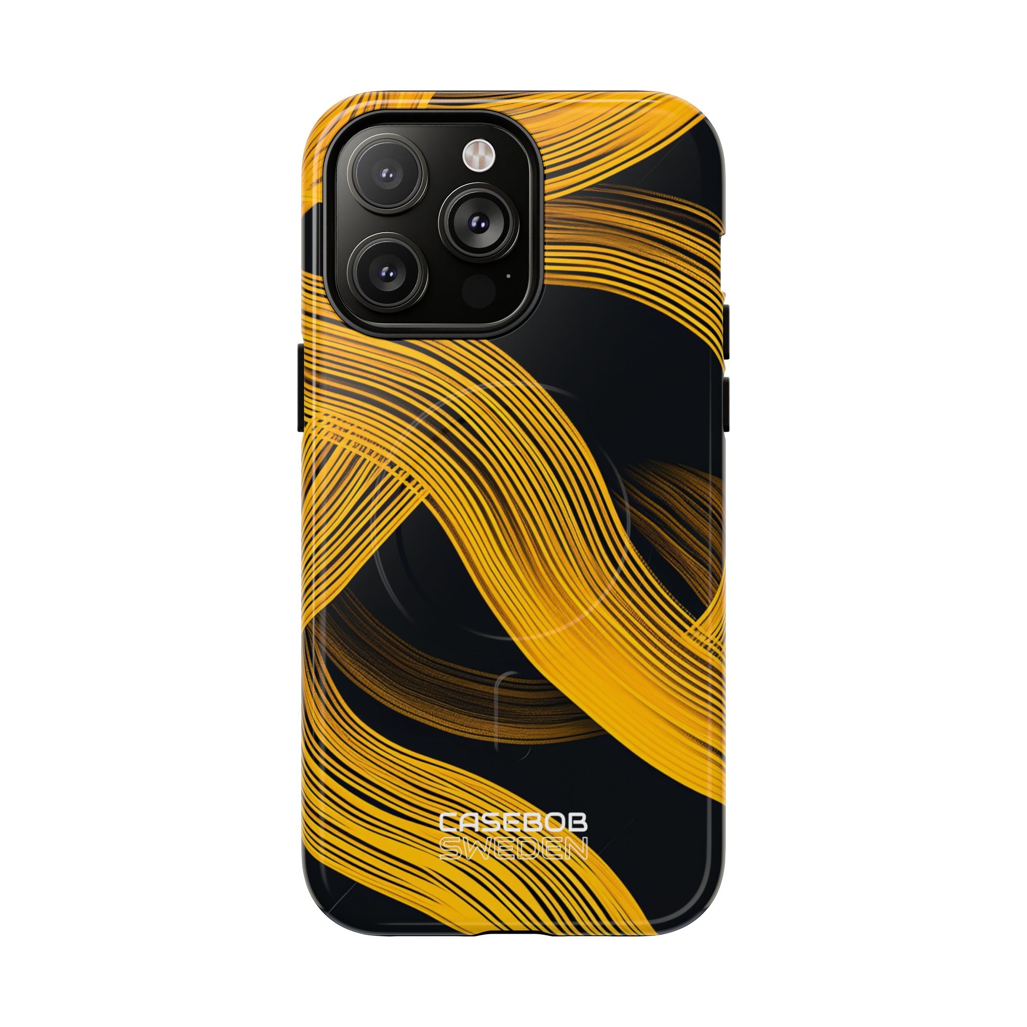 Yellow Flow Lines iPhone 14 - Tough+