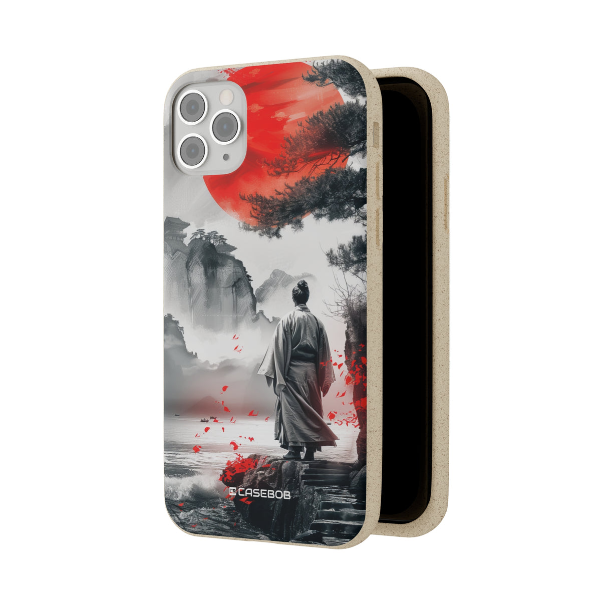 Serene Samurai Sunrise | Biodegradable Phone Case