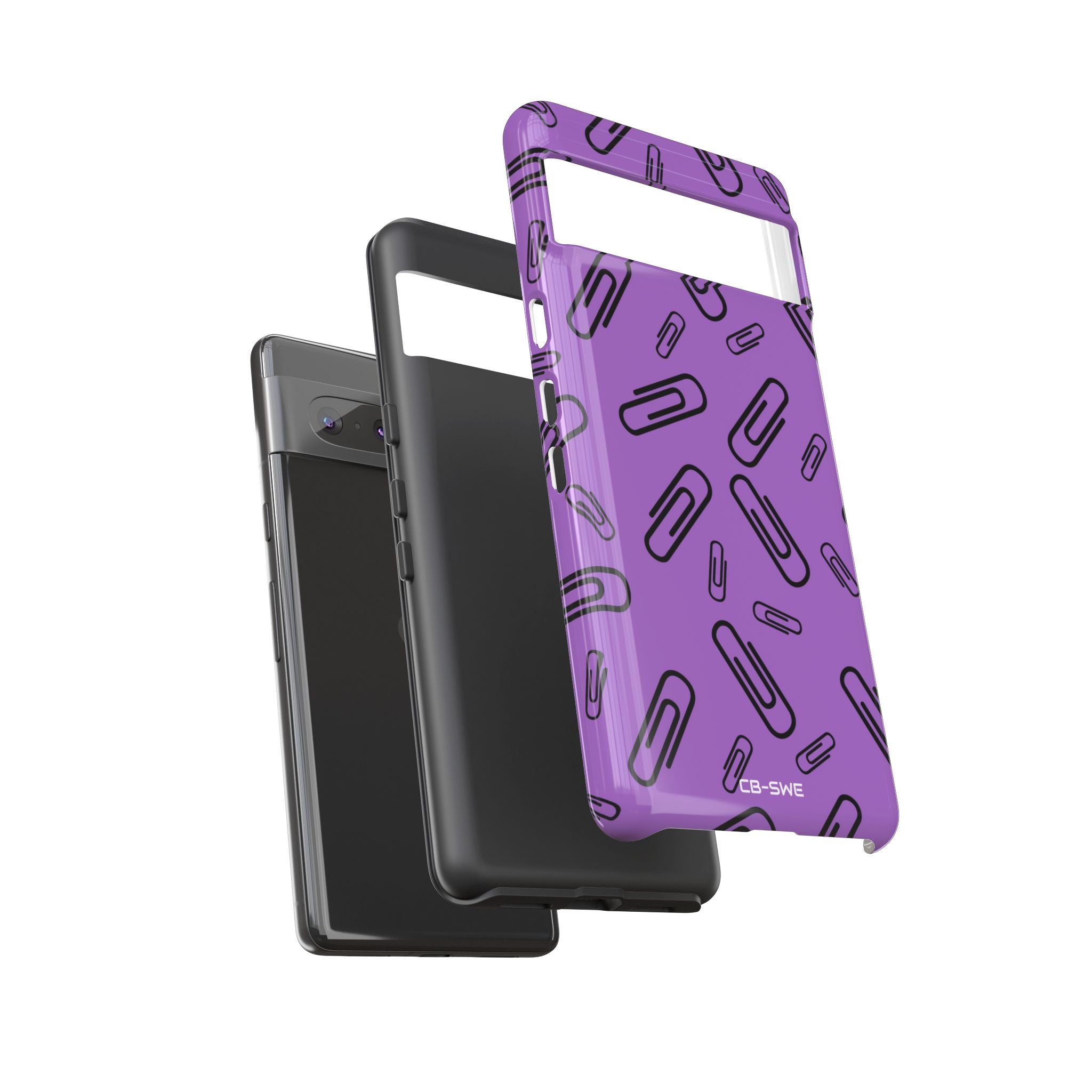 Paperclips Dance Playfully - Google Pixel Case