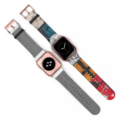 White Orb Graffiti - Watch Band
