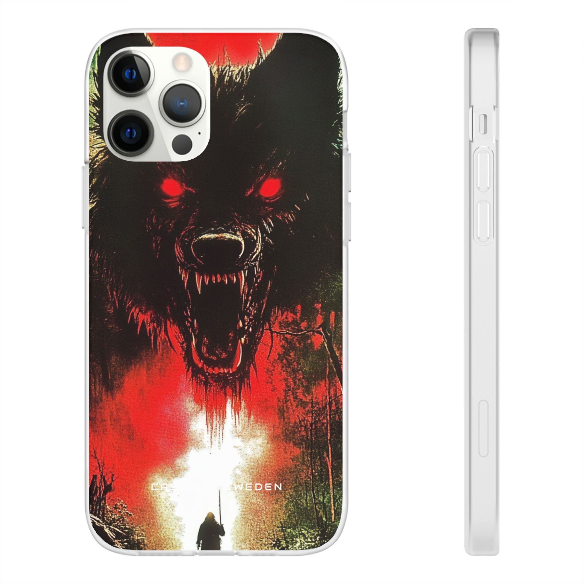 Bloodmoon Wolf's Lament iPhone 12 - Flexi Phone Case