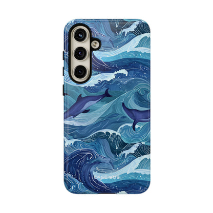 Dolphin Waves Samsung S24 Plus Case - Tough