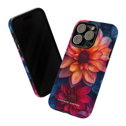 Fiery Bloom Harmony iPhone 15 - Tough Phone Case