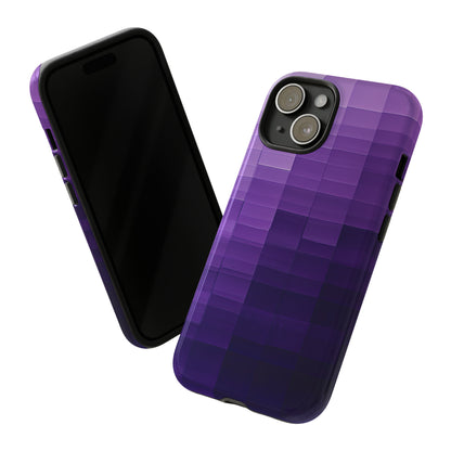 Purple Square Fusion - Protective Phone Case