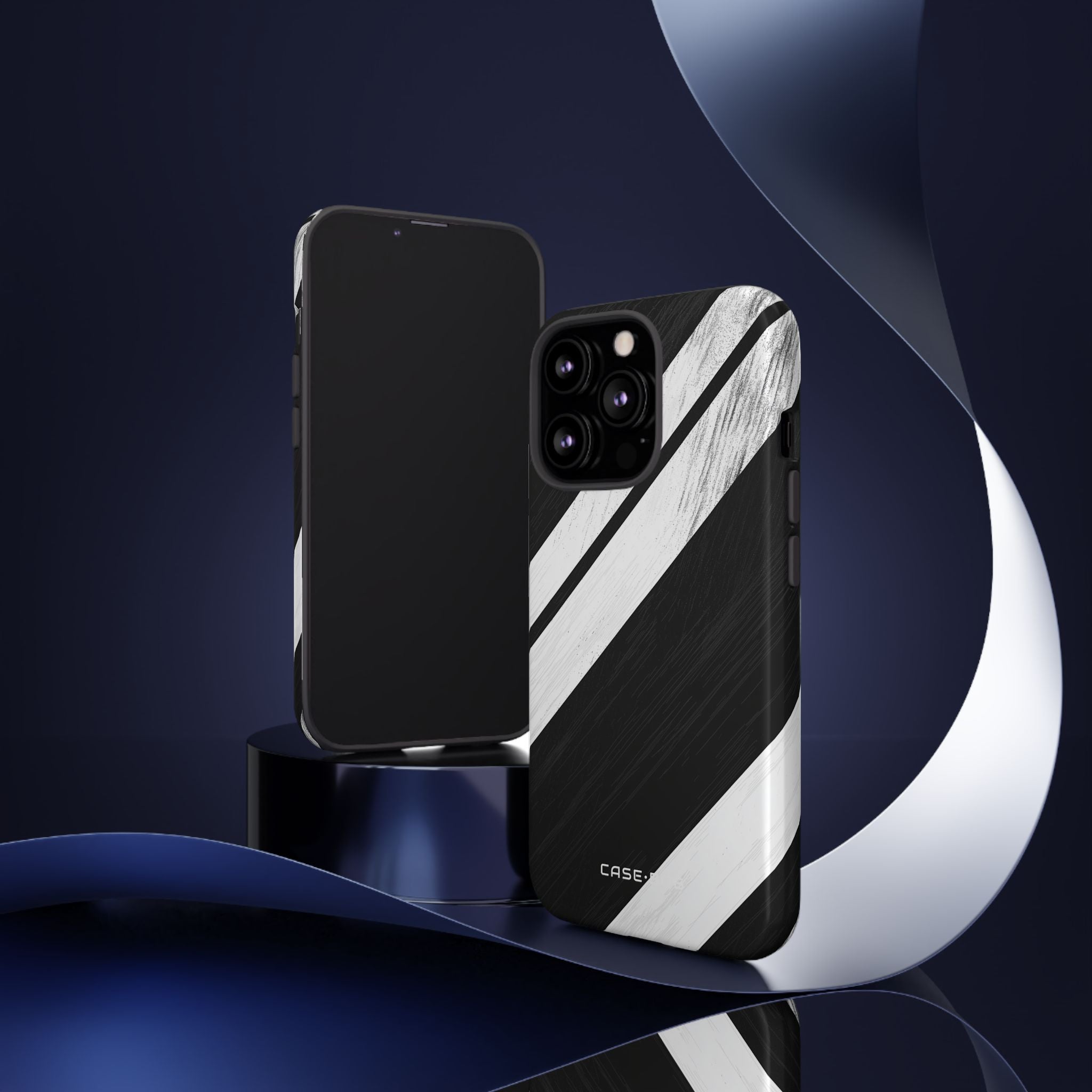 Distressed Stripe Motion iPhone 13 Pro Case - Tough