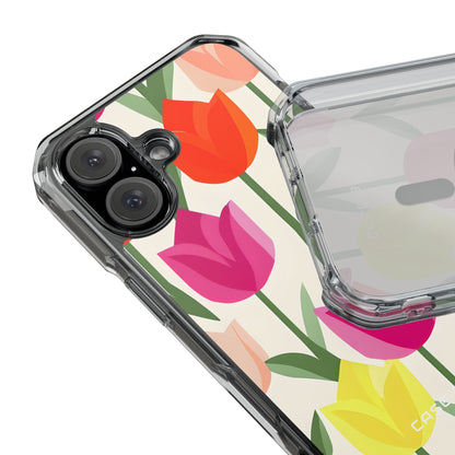 Tulip Harmony Green iPhone 16 Case - Impact
