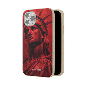 Red Liberty Revolution | Biodegradable Phone Case