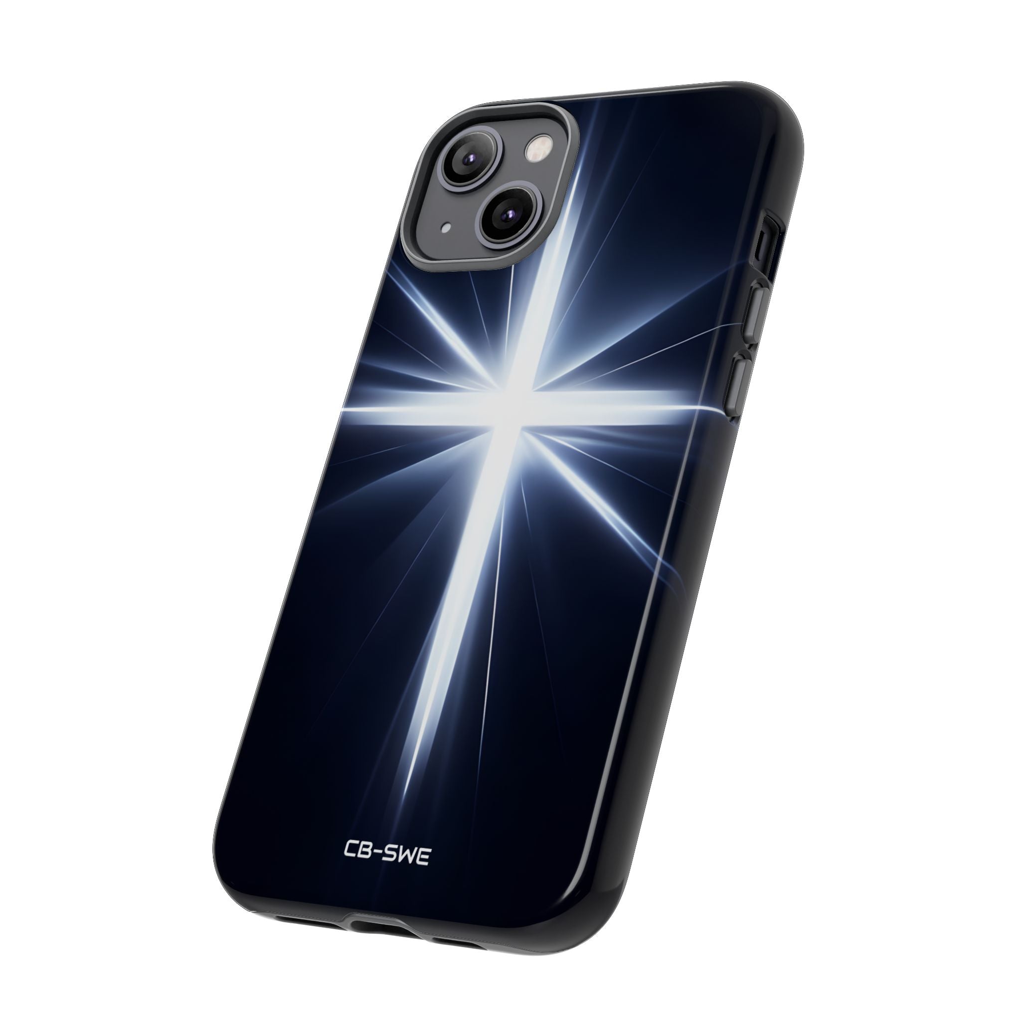 Luminous Cross Radiance - iPhone Case
