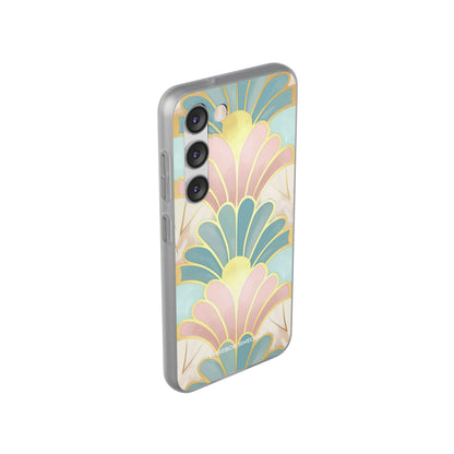 Pastel Deco Elegance - Flexi Samsung S23 Phone Case