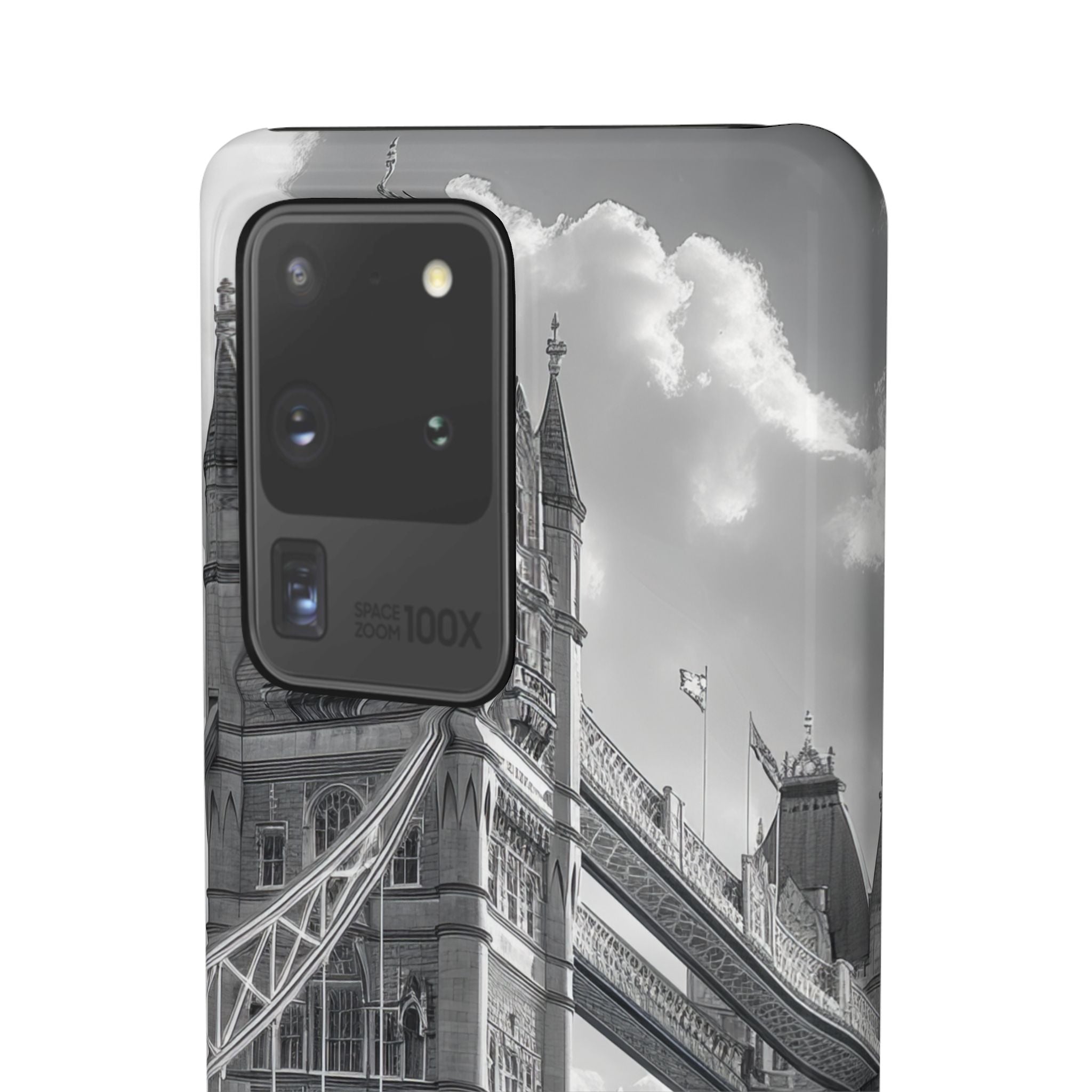 Tower Bridge Monochrome Architecture Study Samsung S20 - Slim Phone Case