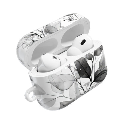 Silver Leaves - AirPods Case