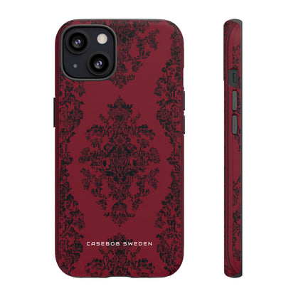 Gothic Crimson Elegance iPhone 13 - Tough Phone Case