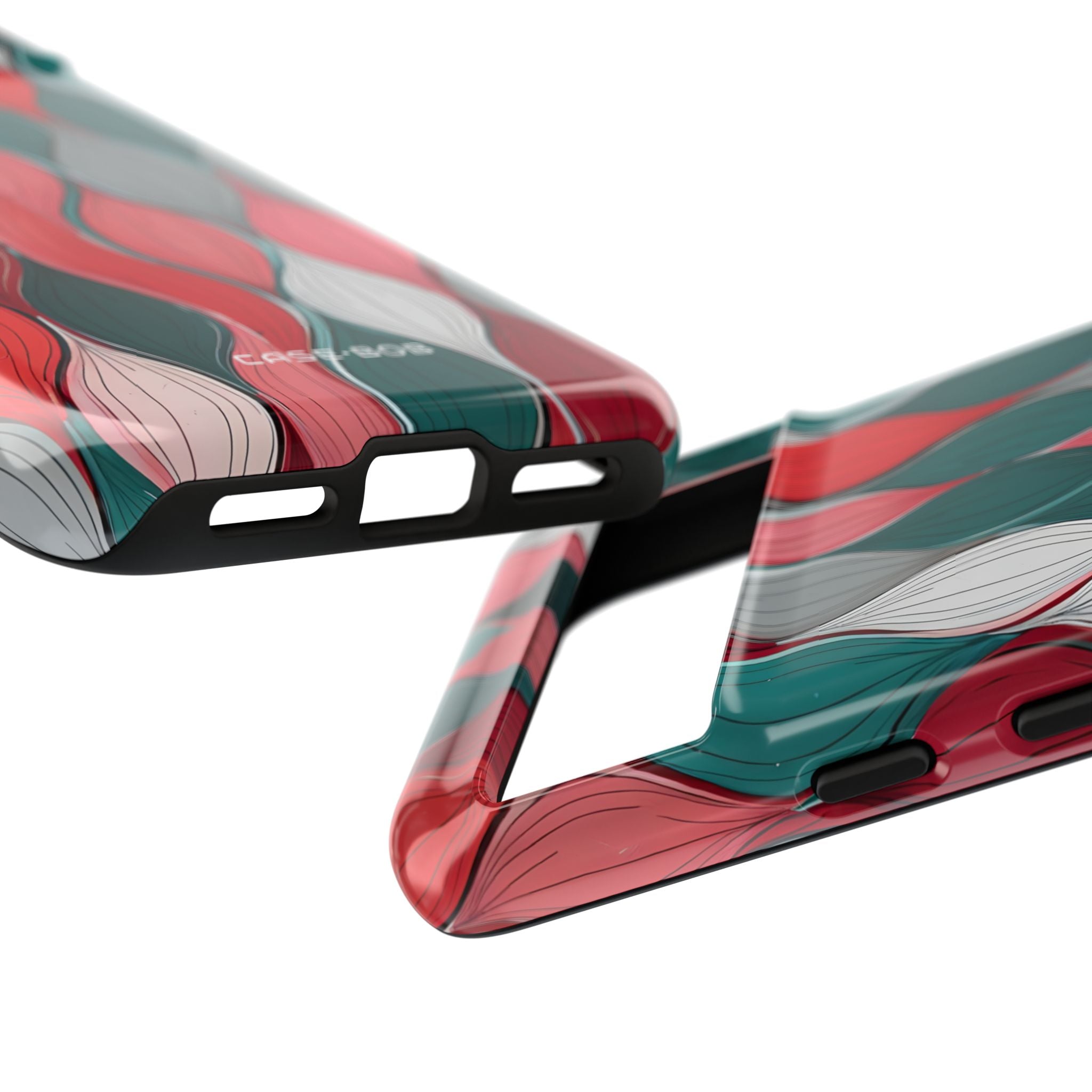 Leaf Cascade Teal Google Pixel 8 Case - Tough