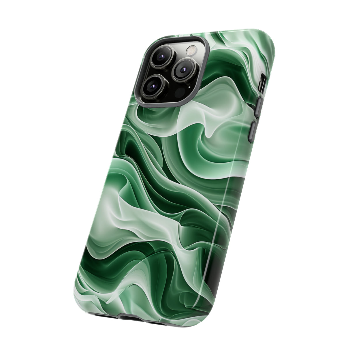 Verdant Wave Elegance - Schutzhülle fürs Telefon