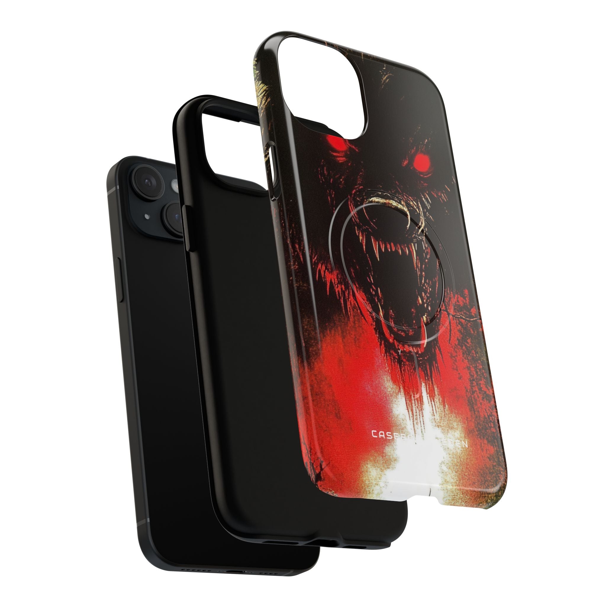 Bloodmoon Wolf's Lament iPhone 15 | Tough+ Phone Case