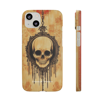 Gothic Skull Elegance iPhone 13 - Slim Phone Case