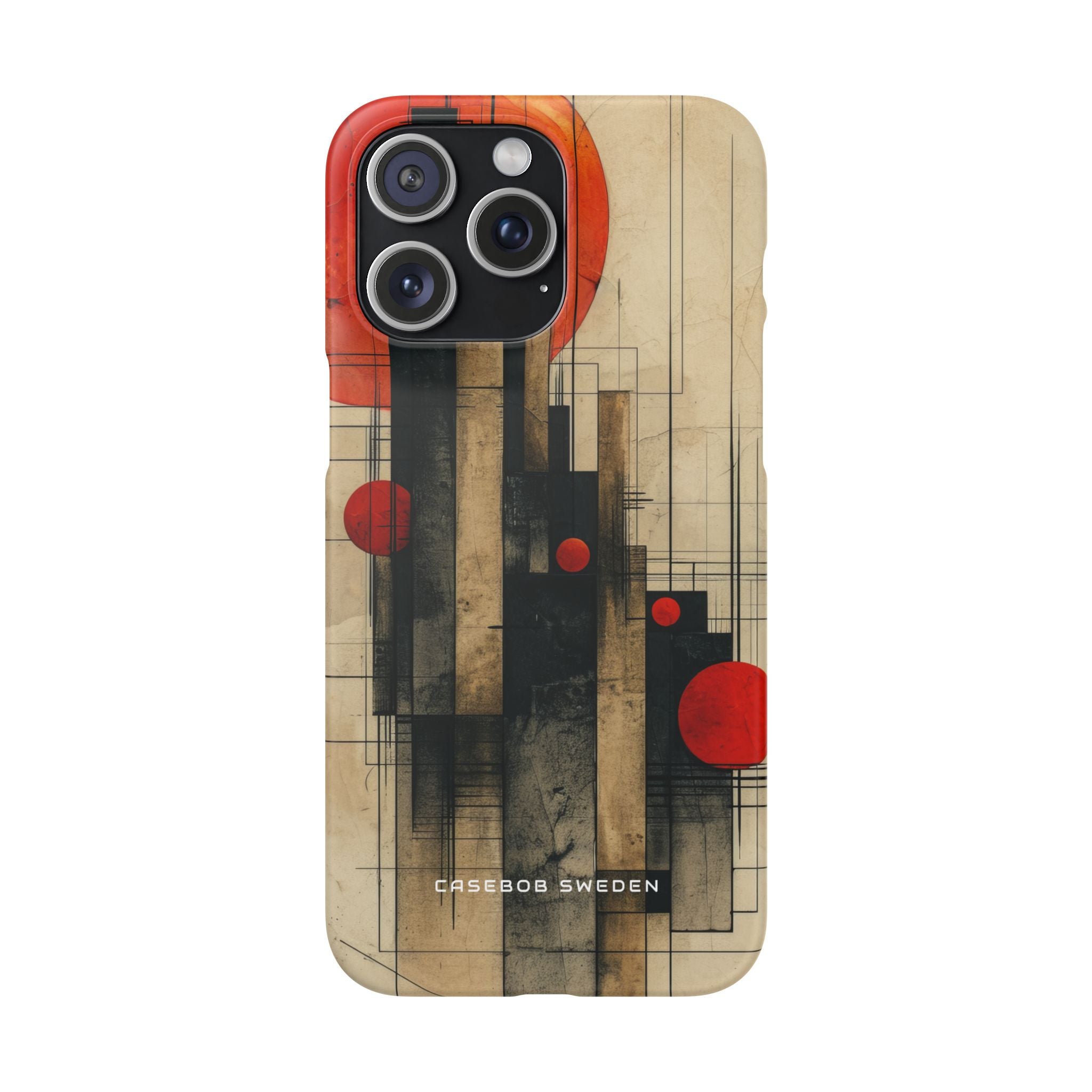 Vintage Geometric Harmony iPhone 15 - Slim Phone Case