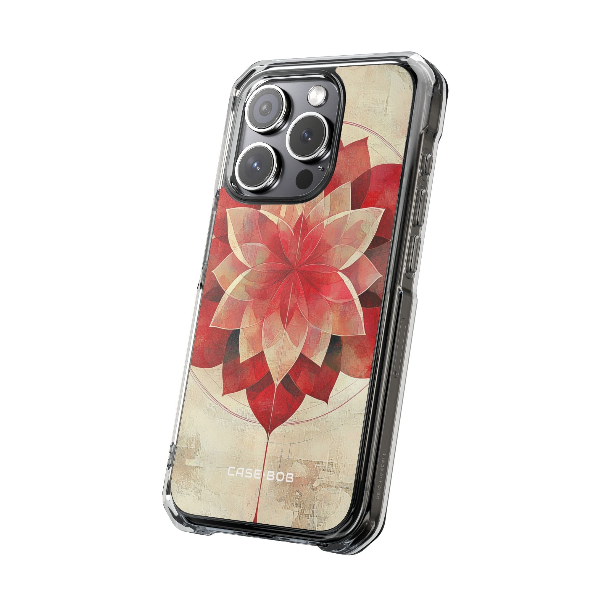 Crimson Bloom iPhone 15 Pro Case - Impact
