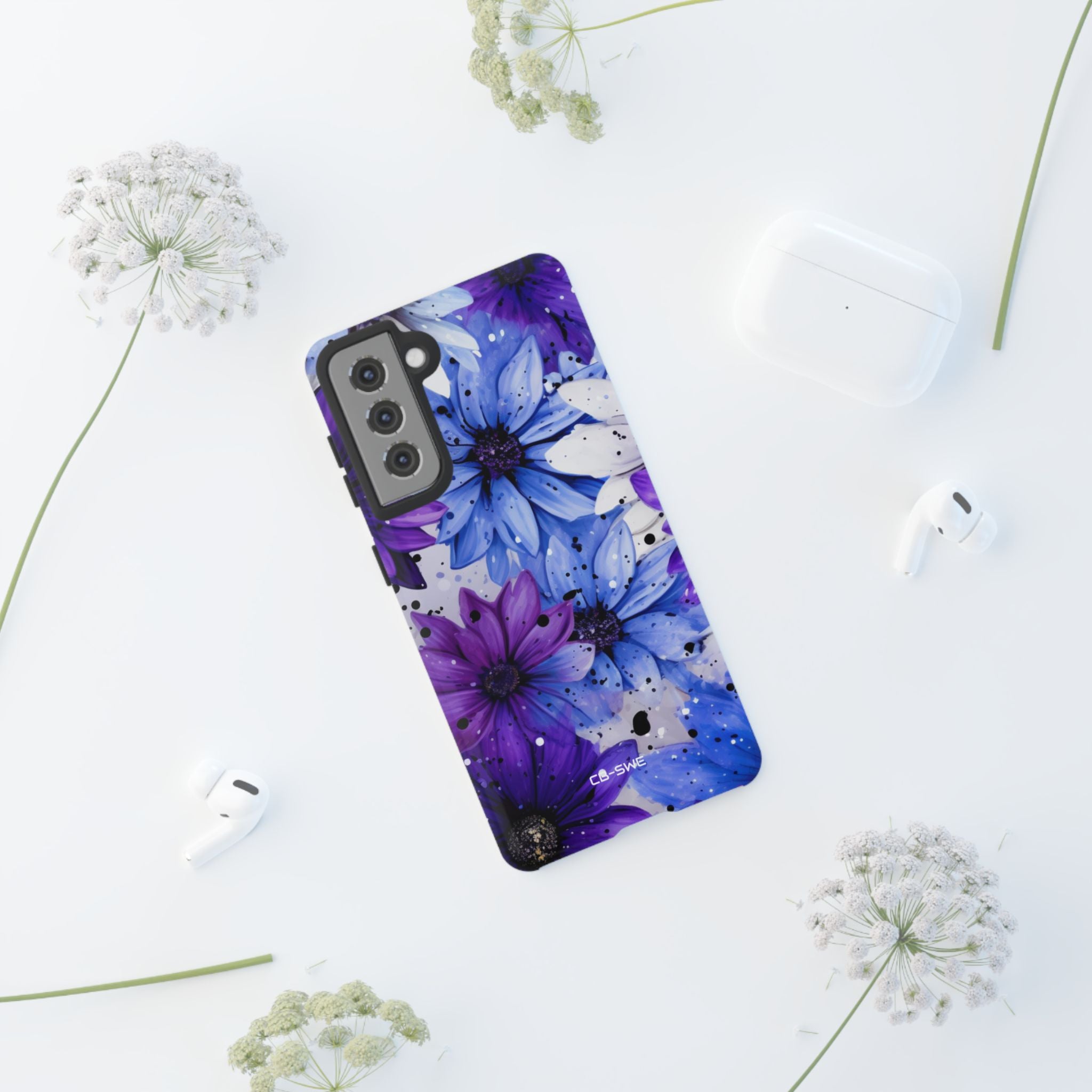 Vivid Splattered Blooms - Samsung Case
