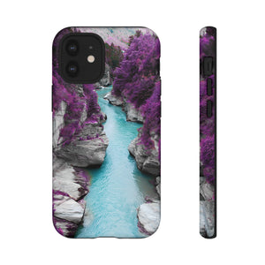 Purple Pine Forest - Protective Phone Case