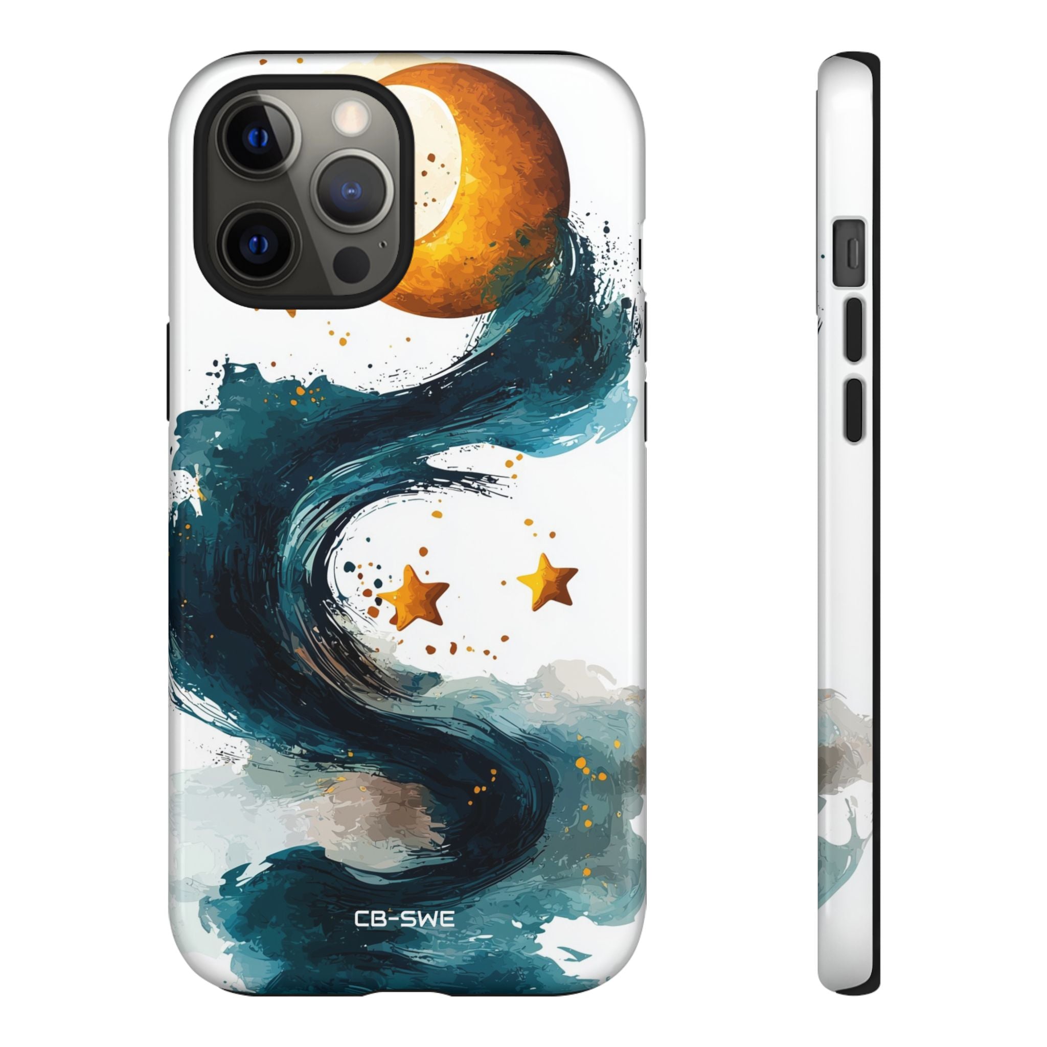 Celestial Waves Dance - iPhone Case