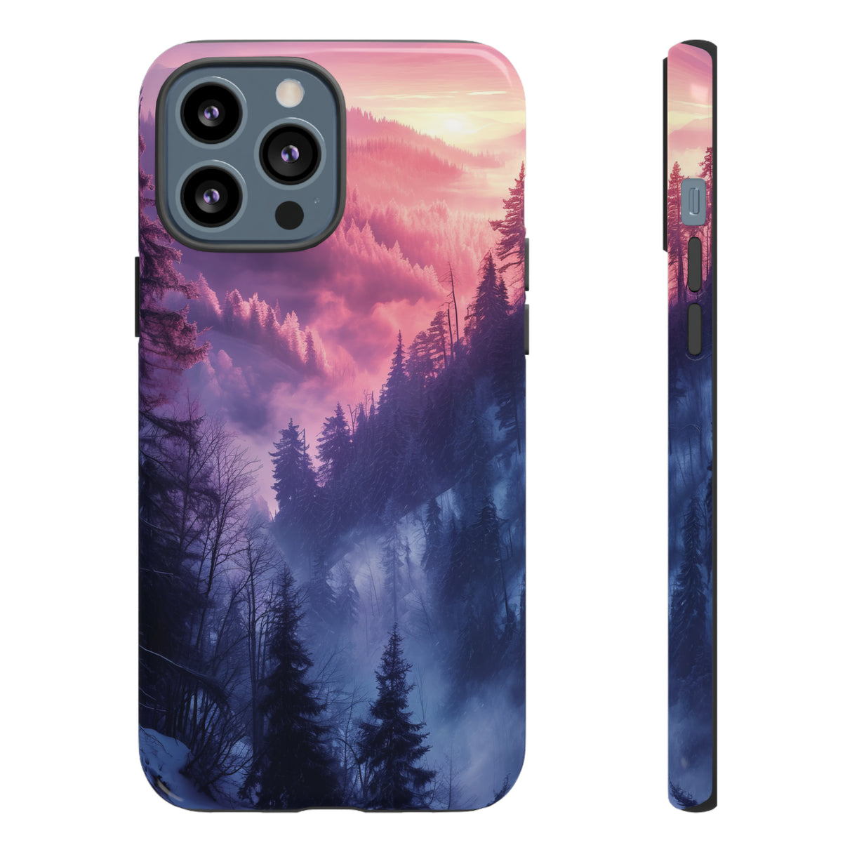 Forest Mountain Pastel Dream - Protective Phone Case