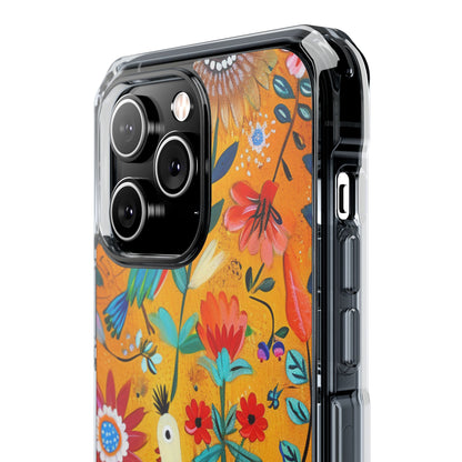 Whimsical Birds Garden iPhone 14 - Impact Clear+