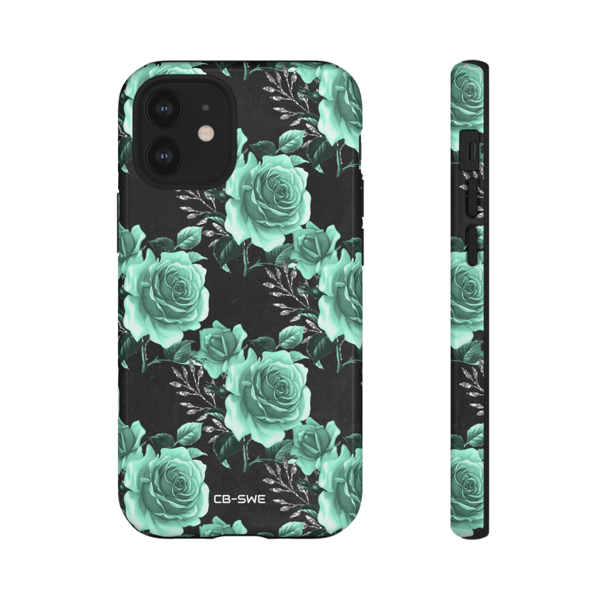 Turquoise Rose Symphony - iPhone Case