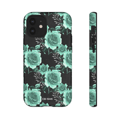 Turquoise Rose Symphony - iPhone Case