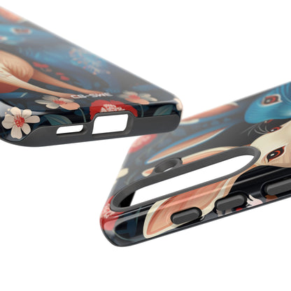 Rabbits Embrace Blossoms - Samsung Case